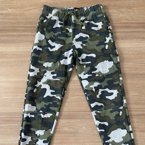 LEE BOYS CAMO ELASTIC WAIST PULL ON SWEATPANTS JOGGERS